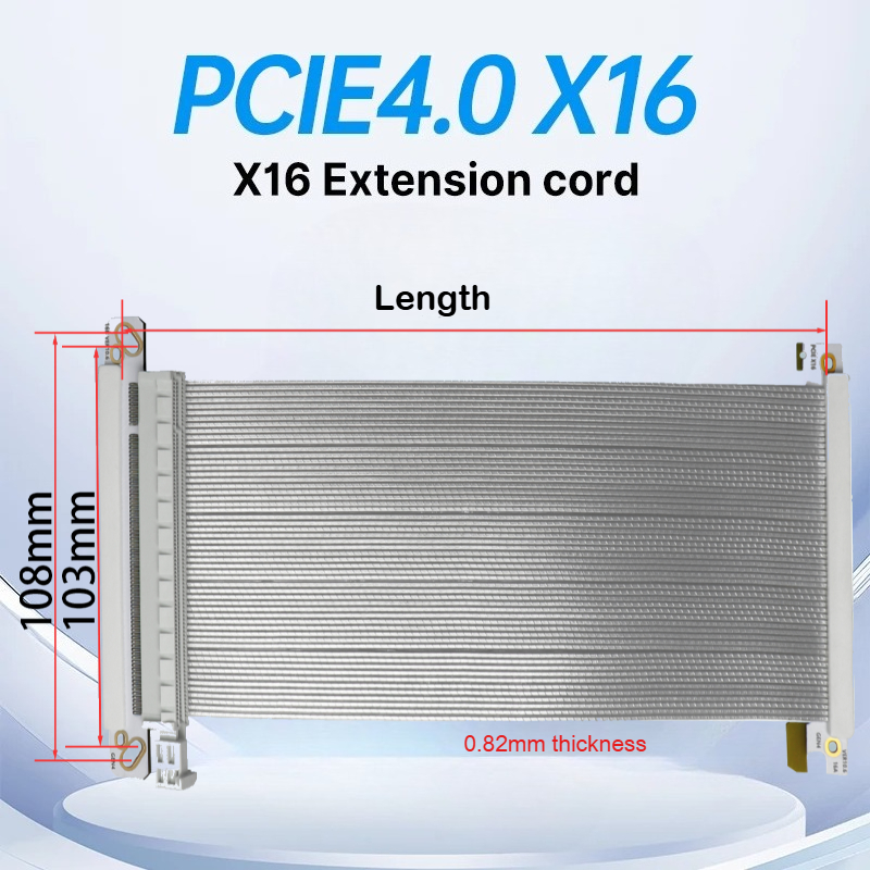 ADT-Link PCI-E x16 4.0 라이저 케이블 - Itx Gpu Riser Pcie 4.0 16X 리뷰 및 가격